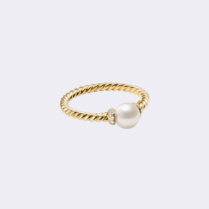 Pearl Twist Ring