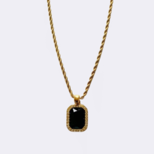Rectangle Rope Pendant