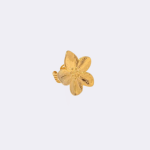 Stainless Steel Flower Ring
