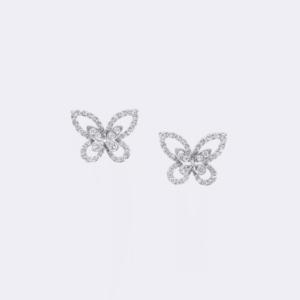 Silver Butterfly Earrings