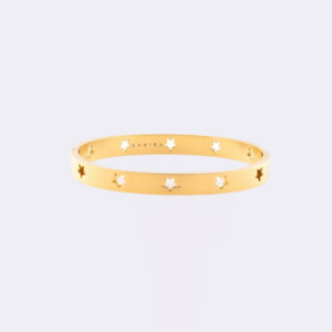 Stainless Steel Star Bangle