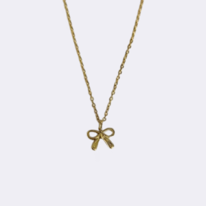 Stainless Steel Bow Pendant